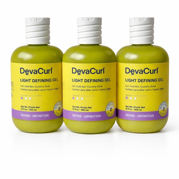 DevaCurl Light Defining Gel - Vibrant Yellow pack of 3 - Picture 1 of 1